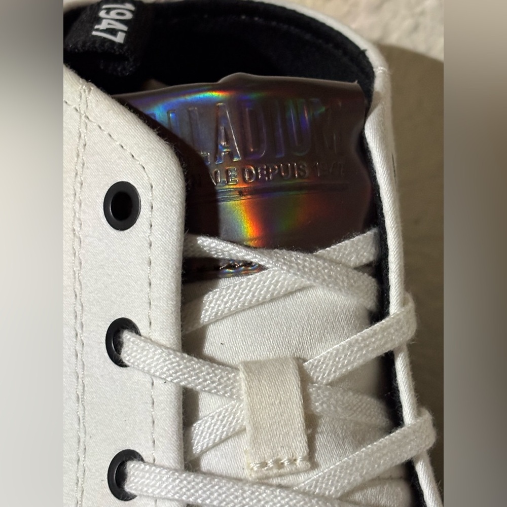 Edgy Palladium Platform Lug Sole High Tops Women’s Size 10 - Picture 3 of 16